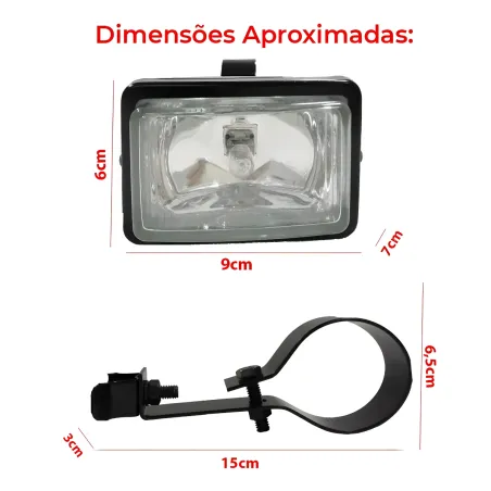 Farol Milha Volkswagen 15180 | 23250 2000 / 2010